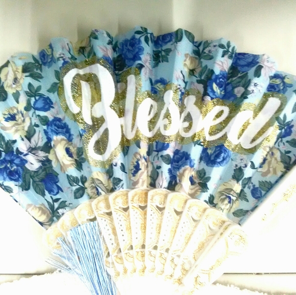 Accessories - "Blessed" Church fan !